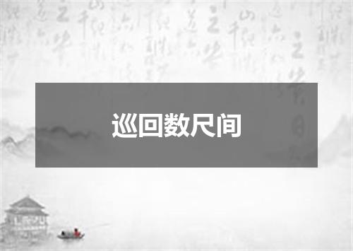 巡回数尺间