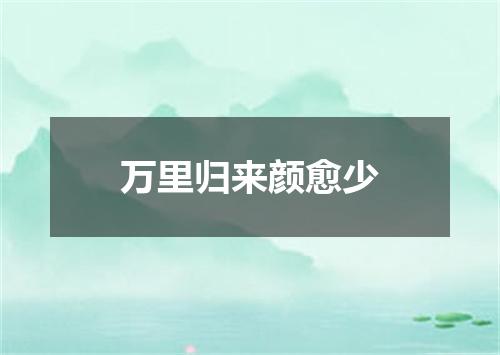 万里归来颜愈少