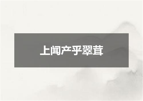 上闻产乎翠茸
