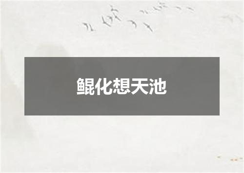 鲲化想天池