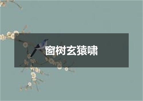 窗树玄猿啸