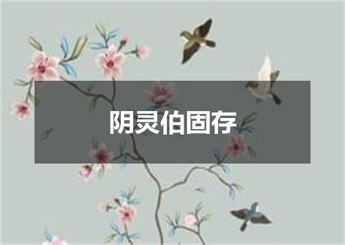 阴灵伯固存