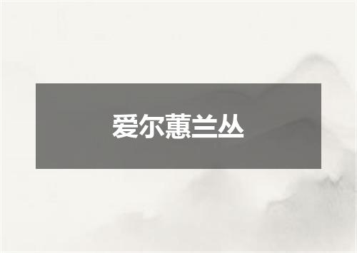 爱尔蕙兰丛