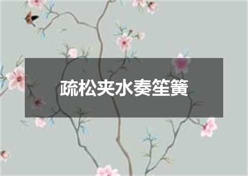 疏松夹水奏笙簧
