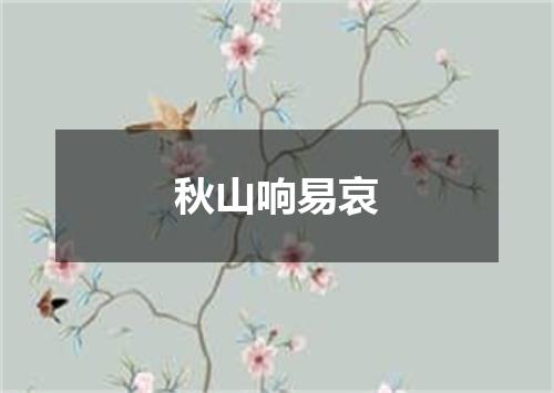 秋山响易哀