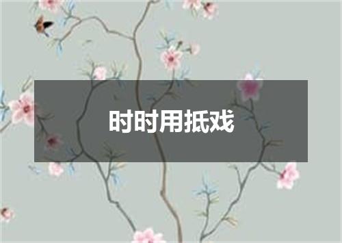 时时用抵戏