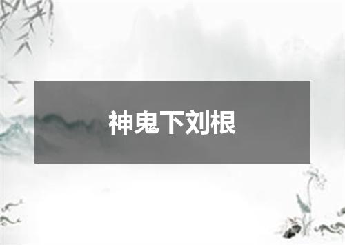 神鬼下刘根