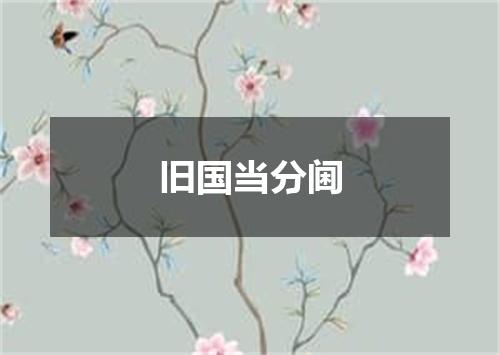 旧国当分阃