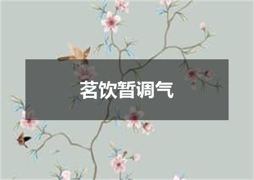 茗饮暂调气