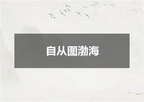 自从图渤海