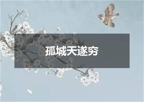 孤城天遂穷