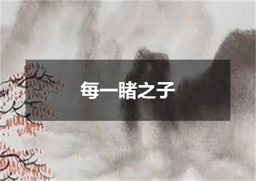 每一睹之子