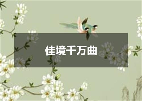 佳境千万曲