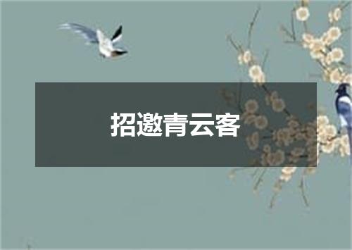 招邀青云客