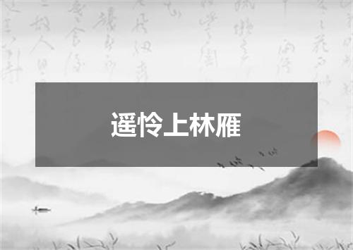 遥怜上林雁