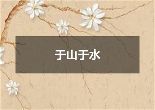于山于水