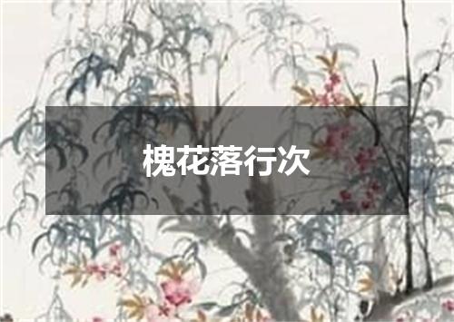 槐花落行次