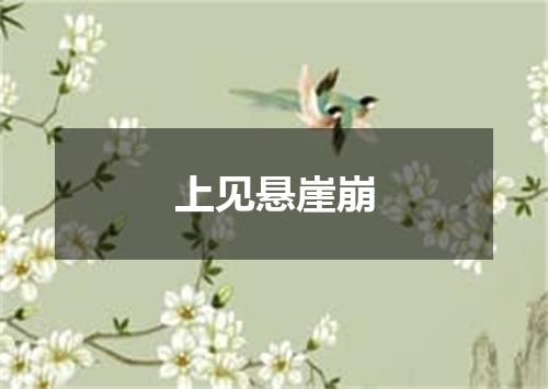 上见悬崖崩