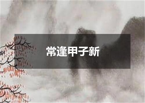 常逢甲子新