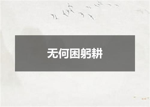 无何困躬耕