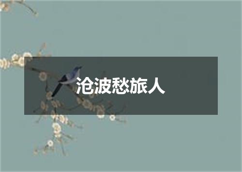 沧波愁旅人