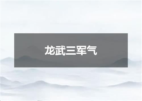 龙武三军气