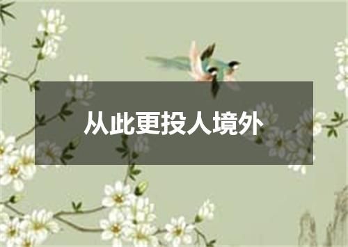 从此更投人境外