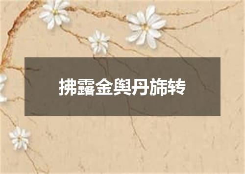拂露金舆丹旆转