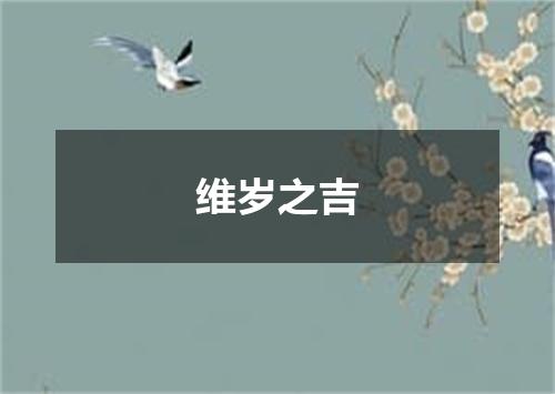 维岁之吉