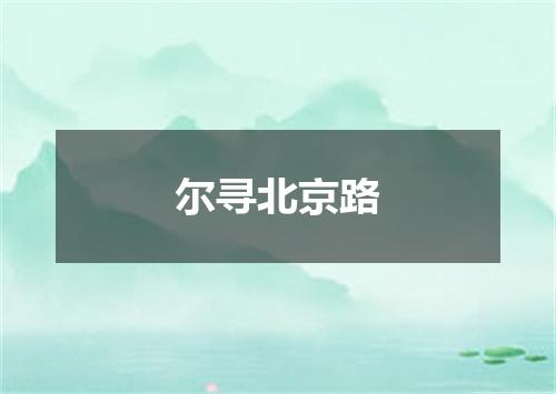 尔寻北京路