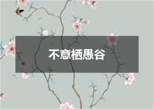 不意栖愚谷
