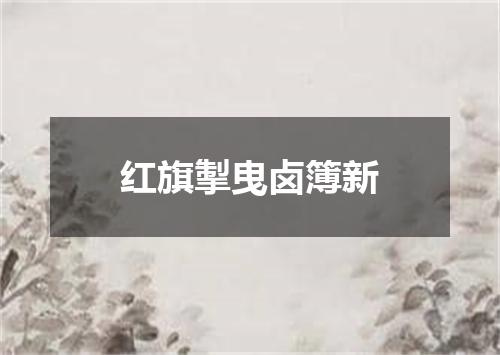红旗掣曳卤簿新