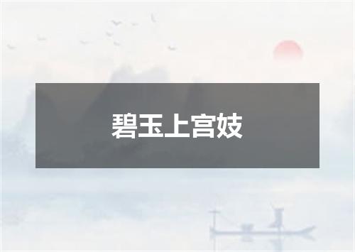 碧玉上宫妓