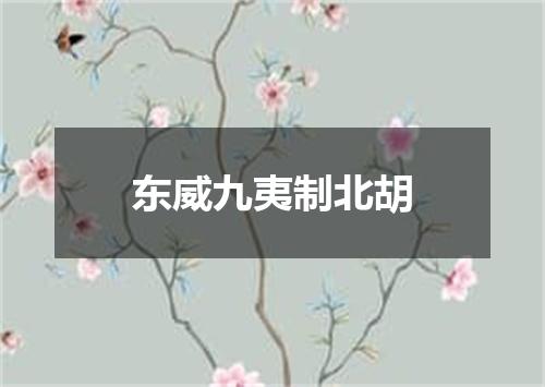 东威九夷制北胡