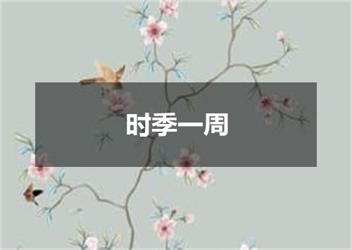 时季一周
