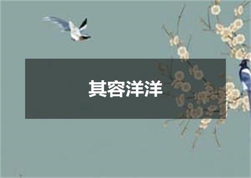 其容洋洋