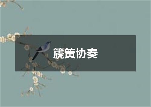 篪簧协奏
