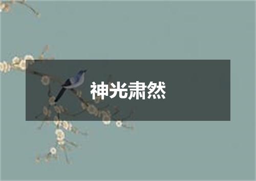 神光肃然
