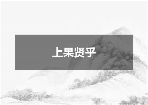 上果贤乎