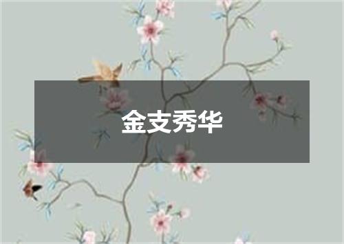 金支秀华