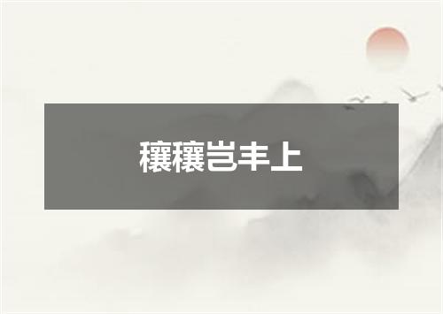 穰穰岂丰上