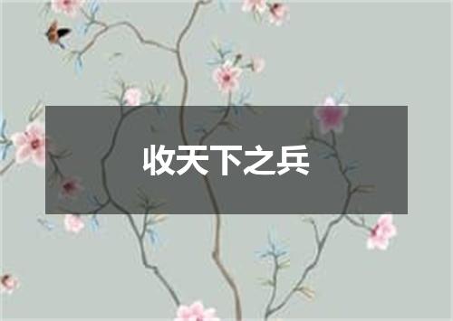收天下之兵