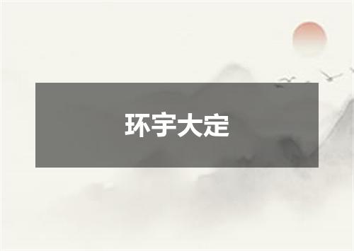 环宇大定