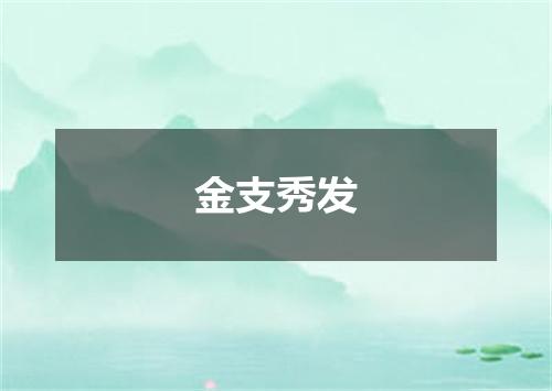 金支秀发