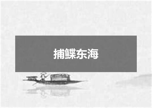 捕鲽东海