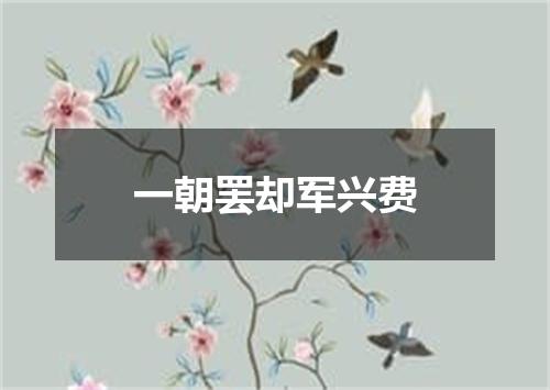 一朝罢却军兴费