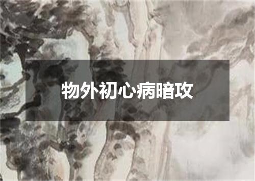 物外初心病暗攻