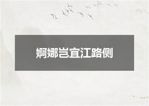 婀娜岂宜江路侧
