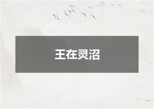 王在灵沼