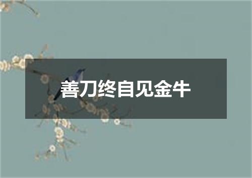 善刀终自见金牛